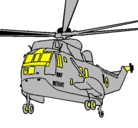 Dibujo Helicóptero al rescate pintado por cariguapo