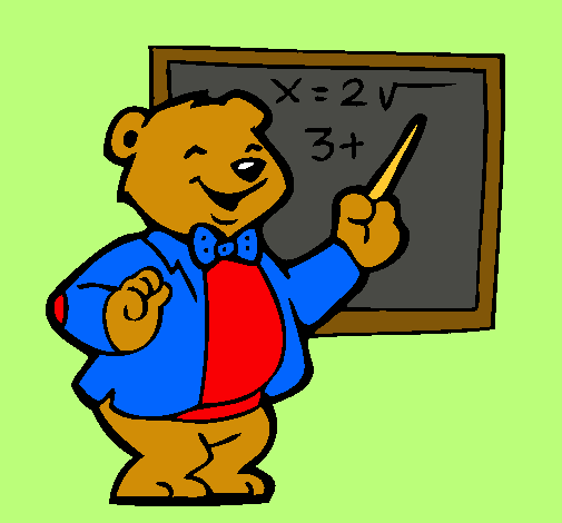 Dibujo Profesor oso pintado por Aldii