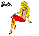 Dibujo Barbie moderna pintado por giuliana