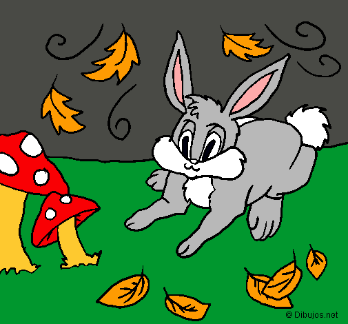Dibujo Conejo pintado por saman