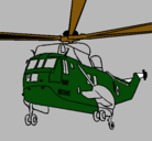 Dibujo Helicóptero al rescate pintado por wedy