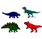 Dibujo Dinosaurios de tierra pintado por ivaymarkis