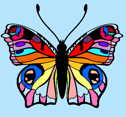 Dibujo Mariposa  pintado por isavel1