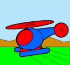 Dibujo Helicóptero pequeño pintado por german