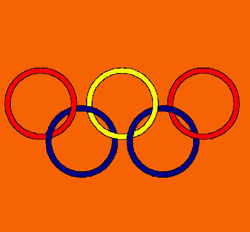 Dibujo Anillas de los juegos olimpícos pintado por garikoitz