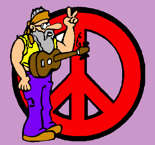 Dibujo Músico hippy pintado por Aldii
