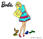 Dibujo Barbie y su colección de zapatos pintado por thaiis98