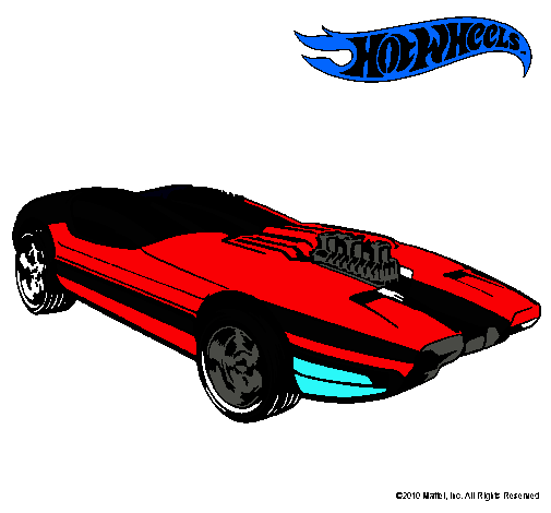 Dibujo Hot Wheels 2 pintado por eriks14