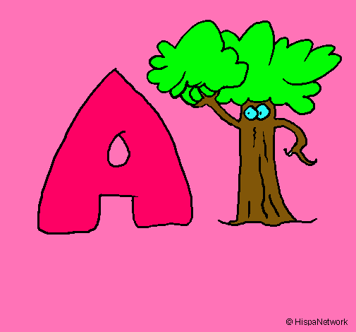 Dibujo Árbol pintado por adriabn