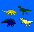 Dibujo Dinosaurios de tierra pintado por noheli
