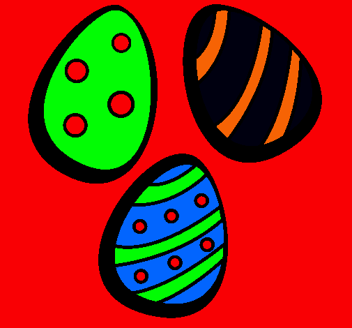 Dibujo Huevos de pascua IV pintado por Alex9
