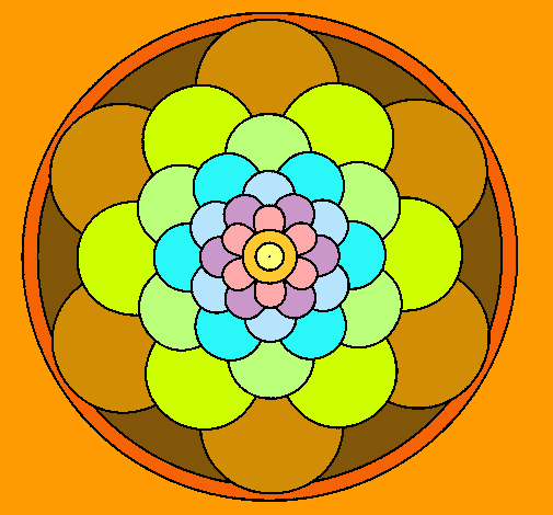 Dibujo Mandala 22 pintado por terenoa2