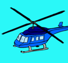 Dibujo Helicóptero  pintado por pitbul