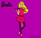 Dibujo Barbie y su mascota pintado por merari