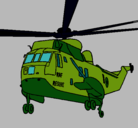 Dibujo Helicóptero al rescate pintado por rorris