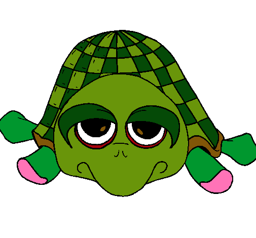 Dibujo Tortuga pintado por ladigloos