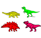Dibujo Dinosaurios de tierra pintado por jua123
