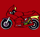 Dibujo Motocicleta pintado por gonza