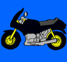 Dibujo Motocicleta pintado por COCHILOCO