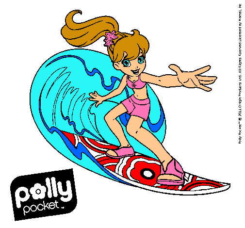 Dibujo Polly Pocket 4 pintado por mariajos