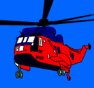 Dibujo Helicóptero al rescate pintado por cristobal123