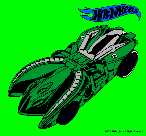 Dibujo Hot Wheels 7 pintado por chrisdeli