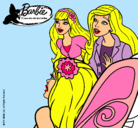 Dibujo Barbie y sus amigas sorprendidas pintado por andreita11