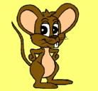 Dibujo Ratón pintado por avatar