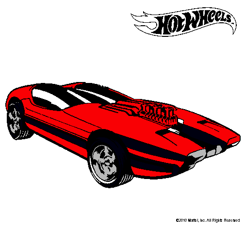 Dibujo Hot Wheels 2 pintado por fabricio