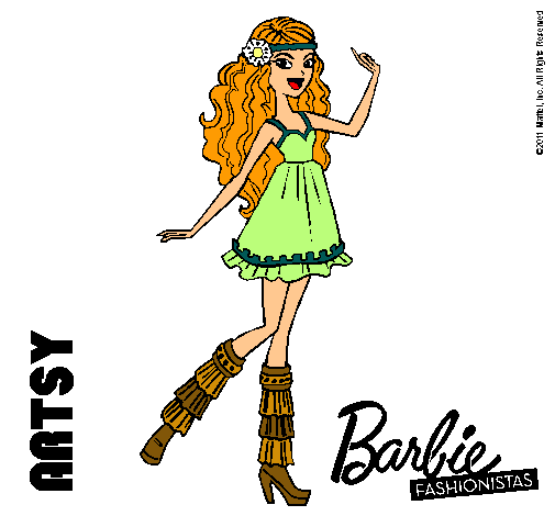 Dibujo Barbie Fashionista 1 pintado por IceGirl