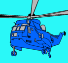 Dibujo Helicóptero al rescate pintado por gonzi