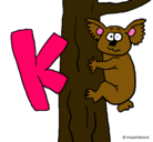 Dibujo Koala pintado por karo0-dennis