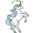Dibujo Unicornio pintado por lucydead