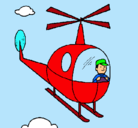 Dibujo Helicóptero pintado por sebastian_ilse