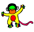 Dibujo Mono pintado por Diegogo