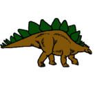 Dibujo Stegosaurus pintado por ronlad