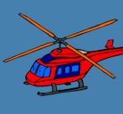 Dibujo Helicóptero  pintado por Alexis09