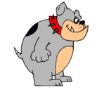 Dibujo Bulldog inglés pintado por oscarillo 