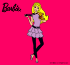 Dibujo Barbie y su mascota pintado por bea92