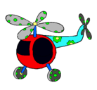 Dibujo Helicóptero adornado pintado por Eduardo4567