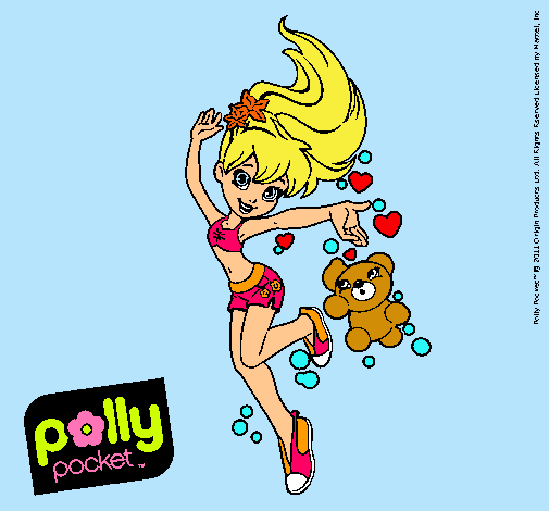 Dibujo Polly Pocket 14 pintado por aroha