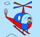 Dibujo Helicóptero pintado por joon