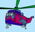 Dibujo Helicóptero al rescate pintado por lizayabril