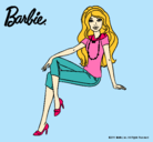 Dibujo Barbie moderna pintado por mamacita
