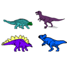 Dibujo Dinosaurios de tierra pintado por  arturocuell