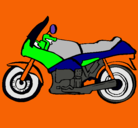 Dibujo Motocicleta pintado por jalu