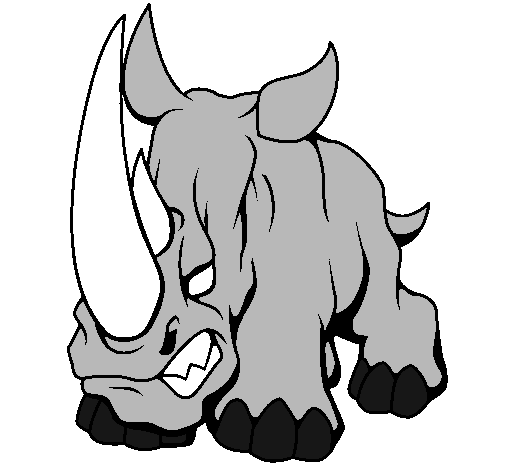 Dibujo Rinoceronte II pintado por Alex9