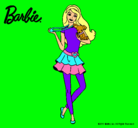 Dibujo Barbie y su mascota pintado por NATIMIDA