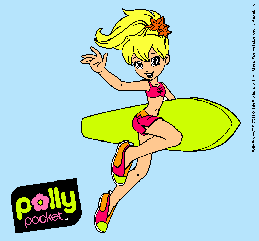 Dibujo Polly Pocket 3 pintado por aroha