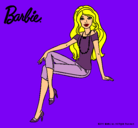 Dibujo Barbie moderna pintado por merari